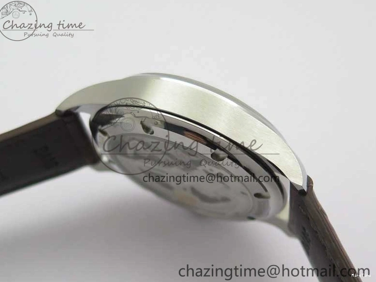 MIROTIME 0201 Original Portuguese IW358304 ZF 1:1 Best Edition SS White Dial RG Markers on Leather Strap A 7077